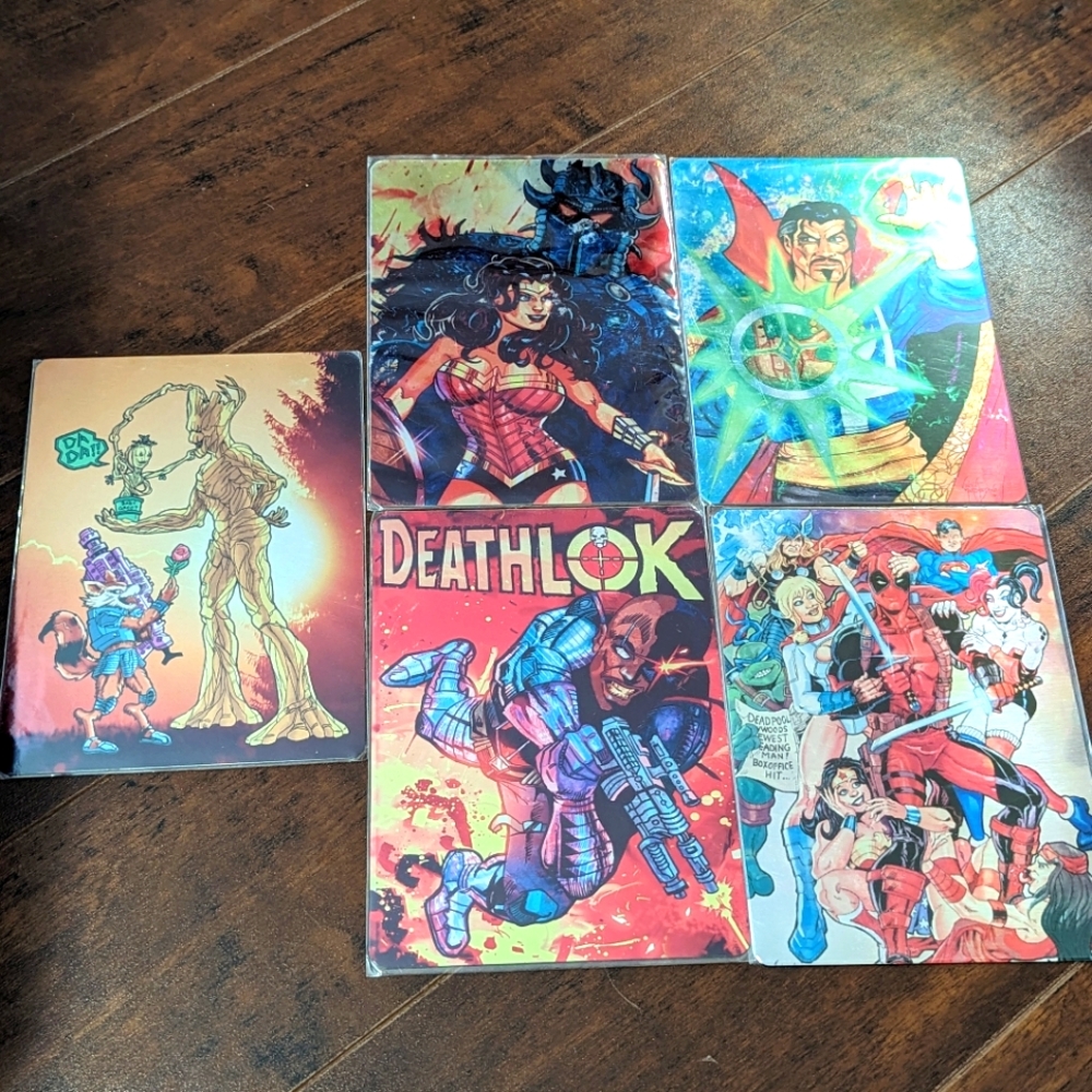 Marvel Metal Art Set 5pc